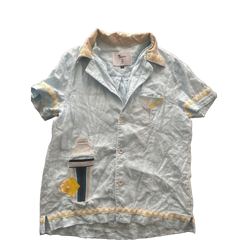 Alexis Zambrano x Tombolo' Martini Cabana Shirt Size XS
